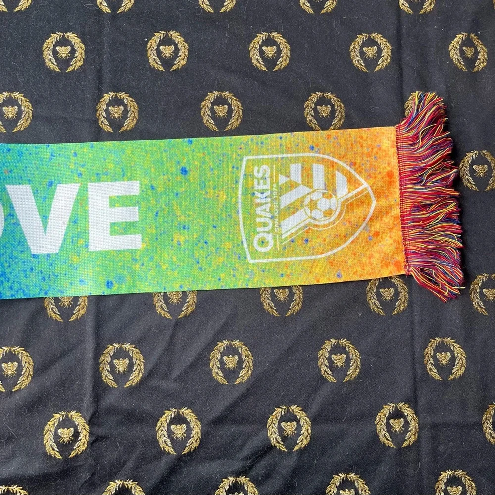Love is love San Jose Earthquakes pride scarf